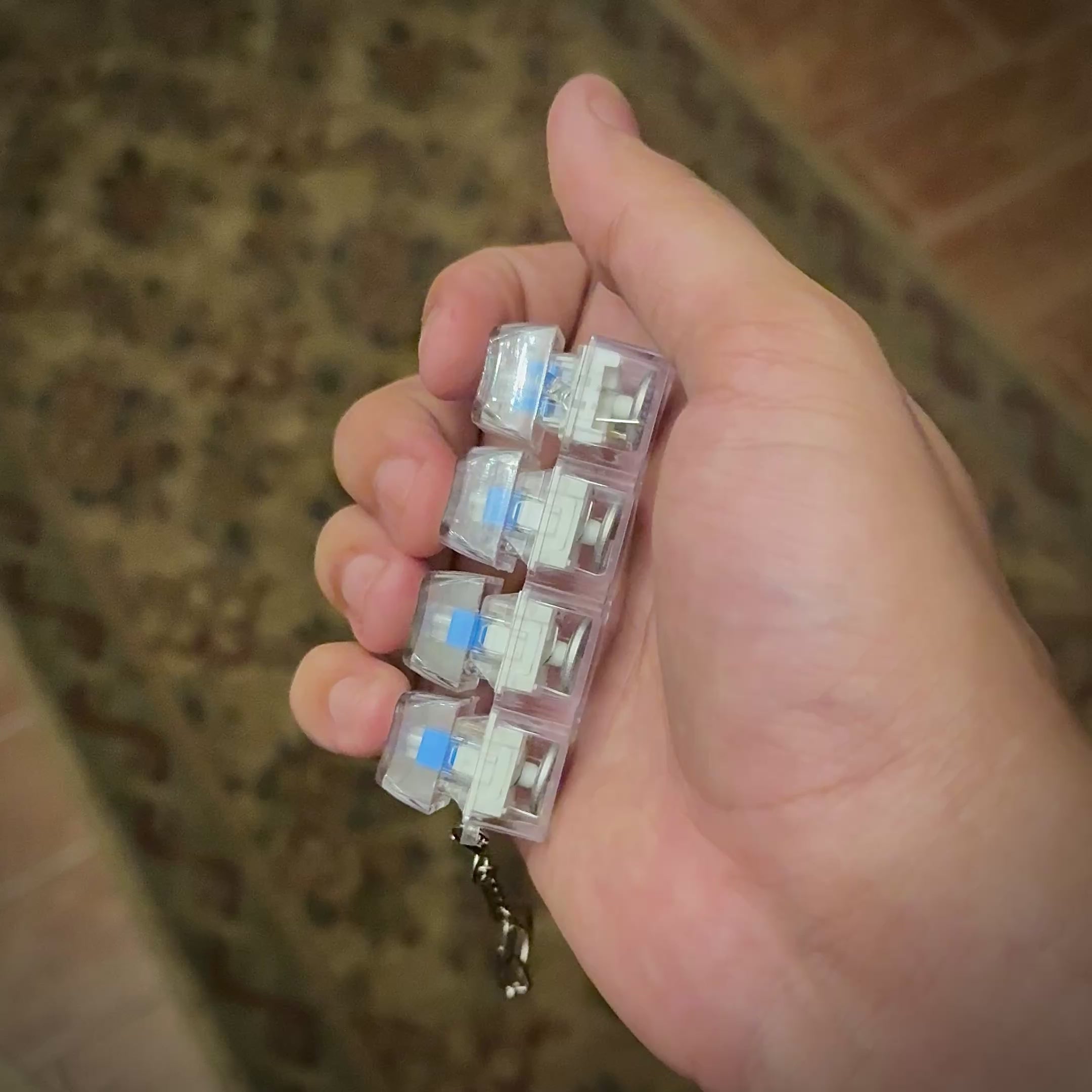 Keyboard Buttons keychain
